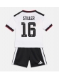 Otroške Nogometnih dresov Nemčija Angelo Stiller #16 Domači SP 2026 Kratki rokavi (+ hlače)